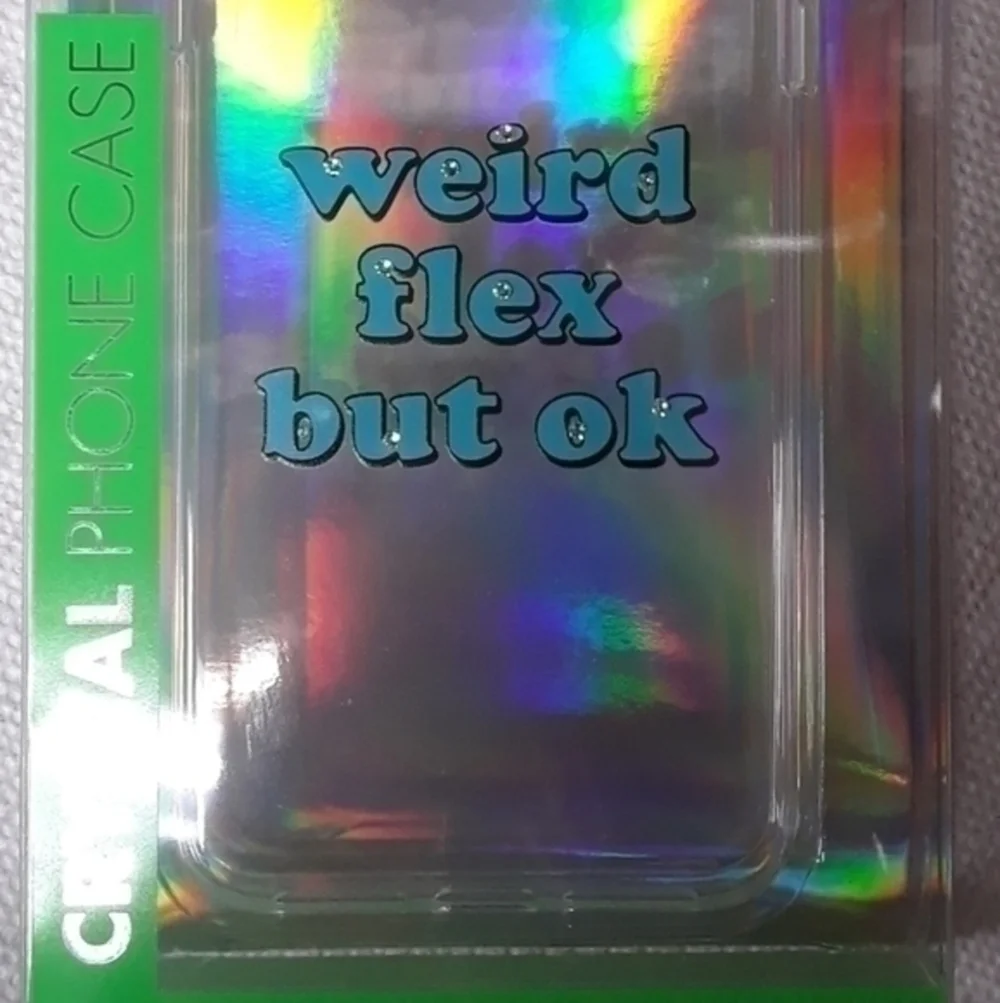 iPhone XS MAX Weird Flex But Ok Crystal Phone Case